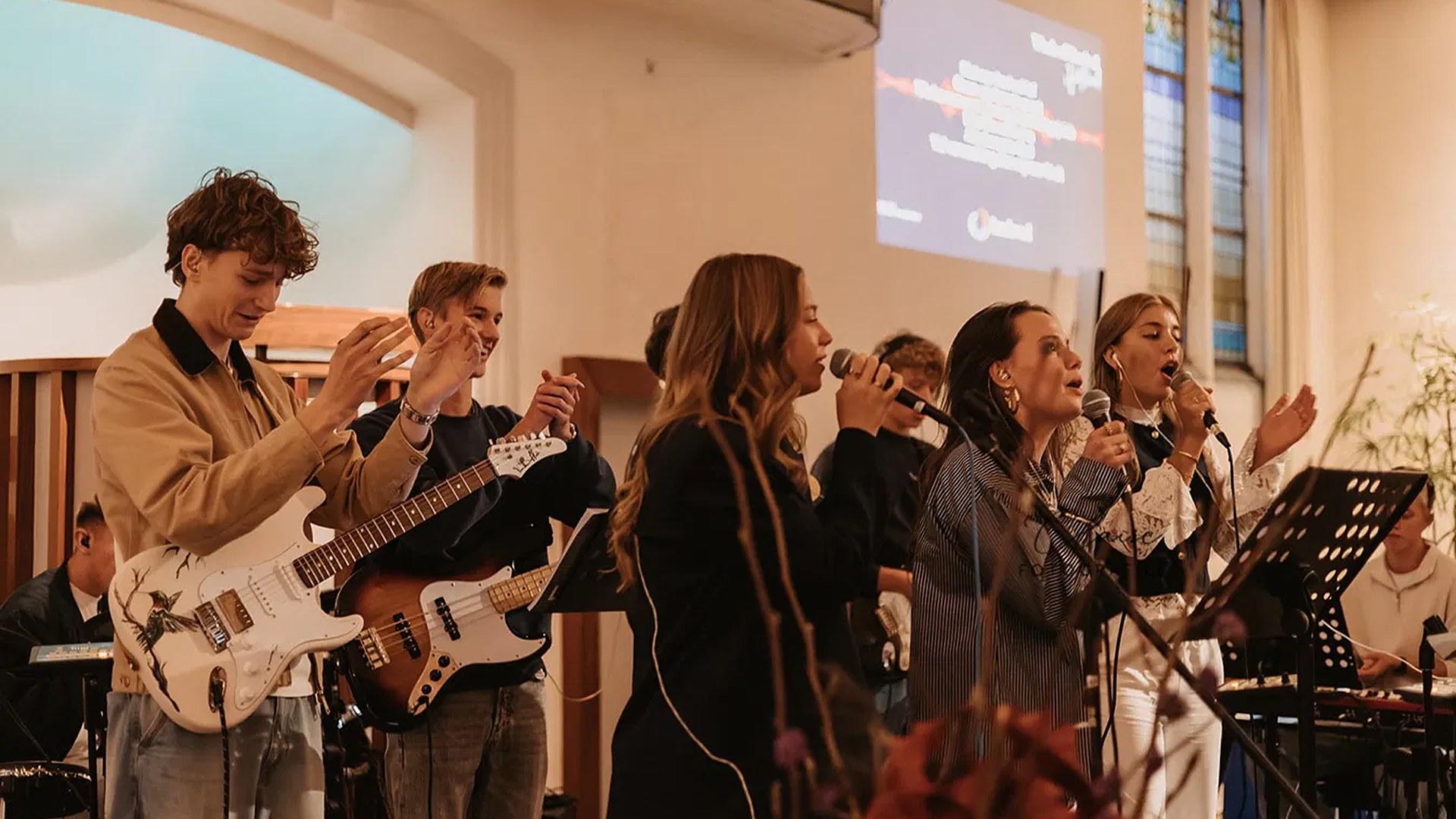 RUAH Worship tijdens I AM on Fire, jongerenavond 16+ in de Opstandingskerk Ridderkerk